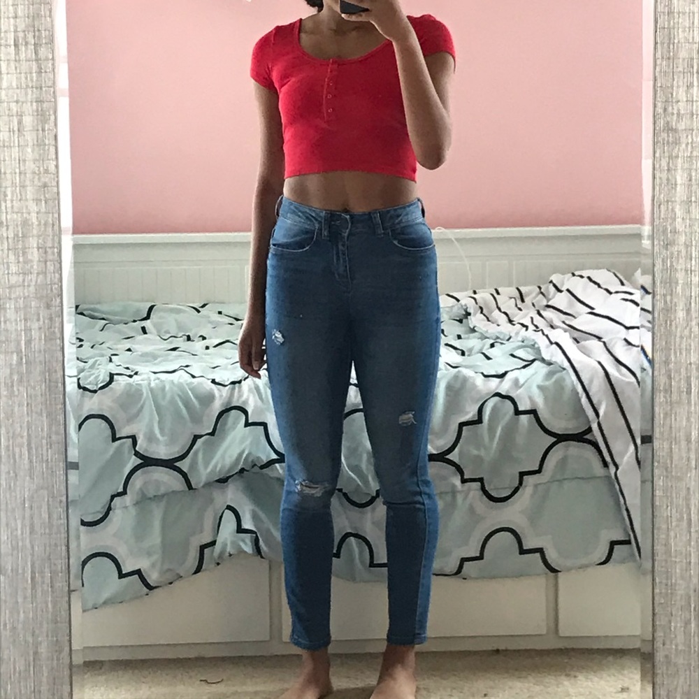 So high rise jegging size 1